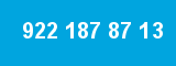 922 187 87 13
